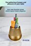 Pen Holder Desk Pen Holder Organizer Pen Holder Gold Color Model 88 - 2