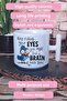 Keep Rolling Your Eyes Sarcastic Printed t Handle Latte Cup Mug Cup - 4