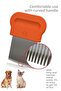 Bppet Cat Dog Flea Comb Pet Long Metal Comb Cat Dog Pet Hair Collection Lice Shampoo - 5