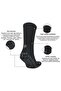 Lizard Multi-Sport Anti-Slip Sole Sports Socks White - 7