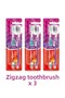 Zigzag Toothbrush 1+1 3 Pieces - 2