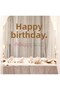 Happy Birthday Retro Colorful Decorative Banner Wall Ornament Retro Concept Birthday Ornaments - 2