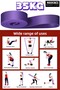 35 kg Purple Resistance Band Handstand Resistance Resistance Rubber Fitness Plates Condition - 5