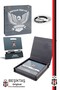 Beşiktaş Original Licensed - 2-Piece Black-White Silicone Bracelet with Wooden Box Gift