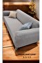 Tuğladesen 3,3,1,1 Elastic Sofa Cover |   Elastic Seat Cover |   Sofa Cover Set Milky