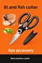 Stainless Steel Meat and Fish Cutting Scissors, Multipurpose Non-Slip Handle Vegetable Scissors-Practical Kitchen Scissors