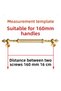 Metal Handle 160 Mm-16 cm Furniture Kitchen Drawer Cabinet Cupboard Door Handles Handle Gold Gold - 2
