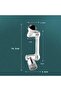 Sink Faucet Head 180 °   Flexible Water Saving Chrome Kitchen Faucet Adapter Faucet with Swivel Aerator - 4