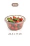 Badya, Dish Basin, Dough Rising Bowl, Mixing Bowl, Multi-Purpose Basin 3 Liters Smoked - 2