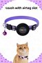 Airtag Slot Collar with Adjustable Neckband Cat Tag Collar Leash