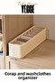 2 Pieces Drawer and Cabinet Organizer, Shelf Organizer, Foldable Sock and Underwear Organizer - 5