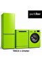 Pistachio Green Air Duct Self Adhesive Foil 100cm X 2Meters - 4