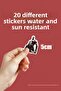 God of War Video Game Phone Laptop Adhesive Foil Sticker Pack (20 Pcs) - 5