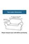 Jacquard Sofa, Sofa, Sofa Bed Cover Stick Pattern Flexible Without Skirt For 3+2+1+1 Sets - 4