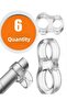 6Pcs Transparent Silicone Door Stopper Holder Window Handle Stopper Door Buffer