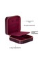 Real Leather Travel Size Jewelry Organizer Box, Jewellery Accessory Case, Earrings Necklace Rings Organizing - 8