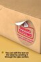 Be Careful Carry Written Sticker Packaging Shipping Packaging Label - 4X4Cm 70 Pieces (Copy) - 6