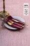 Alba 18-Piece 6-Person Shiny Gold Sweet Boxed Cutlery Set