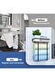 Bathroom Shelf Towel Holder Decorative Bathroom Organizer Multipurpose Soap Holder Shelf Wood + Metal - 6