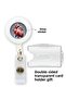 Heart Anatomy Drop Sticker Yoyo Name Badge Holder Horizontal Vertical Card Protector