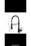 Faucet Black Industrial Spiral Luxury Double Water Inlet Kitchen Sink Tr. High Quality - 5