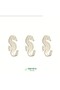 Set of 3, Metal, Seahorse Wall Hanger - Adhesive and Stylish Decorative Hangers - Hole-Free Mounting