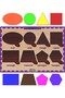 Wooden English Farm Animals-Vegetables-Fruits-Shapes Set of 4 Educational-Pedagogical Puzzle - 6
