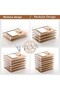 Tuva Two Layers Shelf Horizontal Form Simple Modern Magazine Book File Tabletop Organizer Organizer (30X25Cm) - 4