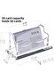 Tuva - Single Elite and Modern Design Elegant Plexiglass Business Card Holder |   Minimalist Desktop Organizer - 6