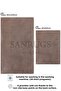60X100Cm and 40X60Cm 2-Piece Bath Mat Set Plush Furry Non-Slip Base Washable - 3