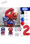 8 Year Old Spiderman Captain America Marvel Welcome Set Captain America Red Figure Balloon - 2