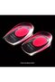 Yiwu Two Pieces of Soft Silicone Shoe Pad, Insoles for Heel Bone Spur Spürs Pink