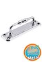 Metal Door Pull Handle Grip Handle Handles Cabinet Furniture Cupboard Drawer Silver Chrome Large 14.5cm