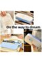 Kawaii Special Colorful Double Layer Canvas Pencil Case Pastel Tone Large Capacity Stationery Bag - 5
