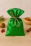 10 Pieces Green Satin Cloth Pouch - 9X12 / Henna Pouch - Mevlüt Pouch - Jewelry Pouch - Cloth Bag - 2