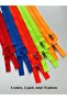 5 Light Colors 10 Pieces Metal Clips 18 cm Pants Bag Wallet Zipper