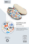 ,Non-Slip Sole,Organic Cotton Home Nursery Booties,Wonderland Pattern Booties - 2