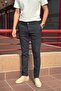 Men's, Slim Fit, Square Pattern, Double Leg, Fabric Trousers - 3