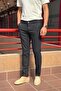 Men's, Slim Fit, Square Pattern, Double Leg, Fabric Trousers - 7