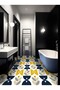 Code 120 Waterproof Kitchen Bathroom Floor Marble Furniture Tiles Adhesive Foil Finish - 6