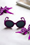 Twisted Unisex Purple Oval Uv400 Kids Sunglasses - 2