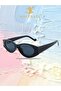 Cateye Unisex Black Oval Frame Uv400 0-10 Years Children's Sunglasses - 2