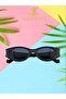 Cateye Unisex Black Oval Frame Uv400 0-10 Years Children's Sunglasses