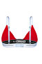 Women'S, Elastic Triangle Bra, Single, Red - 3