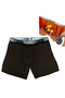 Men'S, Special Anatomical Cotton Boxer, Novelty Anatomical Boxer, Single, Black