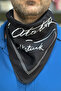 Cotton K. Atatürk Signed Multi-Purpose Bandana Scarf Black Color 50X50 - 5