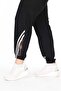 Women's Sweatpants with Lace Detail - 3