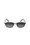 نظارة شمسية مستطيلة للجنسين LUXEN Edge، بحماية UV400، بأذرع معدنية - POPULAR / REN EYEWEAR - 5
