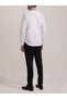 Groom's Shirt Slim Fit White Ancestor Collar Sleeve Button Bow Tie Gift Shiny White Groom's Shirt - 6