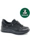 Alnus Genuine Leather Orthopedic Women's Casual Shoes Black